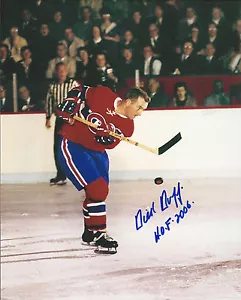 GFA Montreal Canadiens* DICK DUFF * Foto Firmada 8x10 Certificado de Autenticidad AD1 - Imagen 1 de 1
