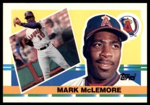 1990 Topps Big Mark McLemore California Angels #310 2087b - Picture 1 of 2