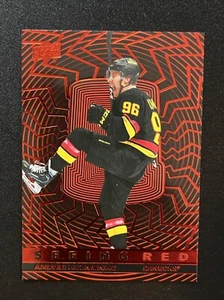 23-24 UD Extended Series Hockey Seeing Red SR-57 Andrei Kuzmenko - Picture 1 of 2