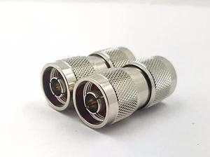 Adaptador coaxial GIZWIZ RF tipo N enchufe macho a enchufe macho tipo N - Imagen 1 de 5