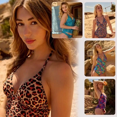 Kiniki Women's Tan Through Tankini Top - Super Quick Drying, Ultra Lightweight. - Image 1 of 2