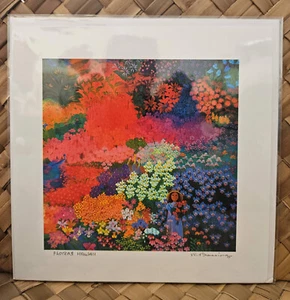 Hawaii Hawaiian " Floras " Rosalie Preußing Flower Orchidee Kunstdruck - Bild 1 von 2