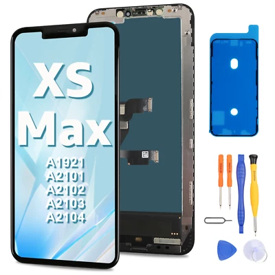 For iPhone XS Max LCD Display Screen Replacement Touch Digitiser Assembly+Tools - Image 1 of 4