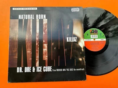 Dr. Dre & Ice Cube  Natural Born Killaz 12" 1995 Vinyl Death Row Records Hip Hop - Image 1 of 4