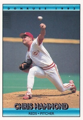 1992 Donruss #172 Chris Hammond Cincinnati Reds + Yes 4 Free Mystery Cards - Image 1 of 2