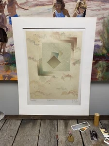 Famous Artist Stephen Sholinsky "Realization" Etching Midcentury Painting Signed - Picture 1 of 5