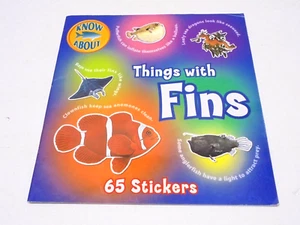 Things with Fins Fish Sticker Activity Book Children's Paperback - Picture 1 of 6