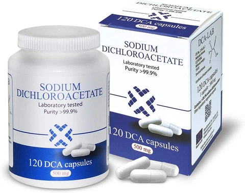DCA - Sodium Dichloroacetate 500Mg - Purity 99.9%, Made in Europe, Certificate Cover