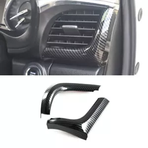 Carbon Fiber Front Side Air Outlet Vent Cover Trim For Toyota Hilux 2022-2025 - Picture 1 of 6