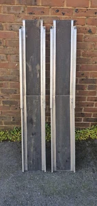 2 (pair) Telescopic 6ft Ramps for Wheelchairs and Motorcycles - Picture 1 of 5