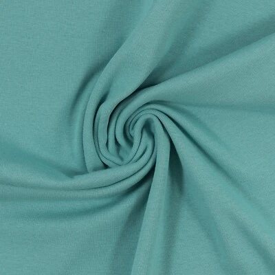 Jersey di cotone elasticizzato, tinta unita, Swafing Vanessa, mint, 160 cm