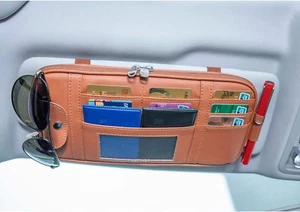 Marke Auto Sonnenblende Organizer, Auto Innenraum Zubehör Tasche Organizer Auto... - Bild 1 von 1