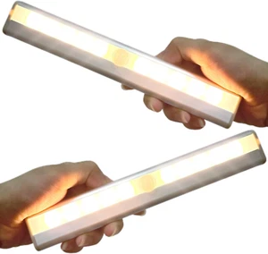 10Leds Outdoor Sensor Step Light,2 Pack RV Sensor LED Light Bar,Stick-On Anywher - Picture 1 of 12