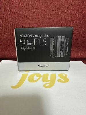 Voigtlander NOKTON Vintage Line 50mm F1.5 Aspherical II Lens VM MC BLK - Image 1 of 4