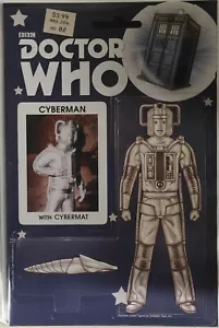 DOCTOR WHO ISSUE # 2. CYBERMAN ACTION FIGURE VARIANT. MAY 2016. TOM BAKER - Picture 1 of 1