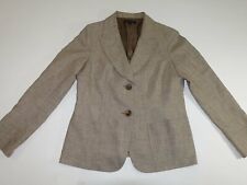 Lafayette 148 New York Women's 2 Button Blazer Jacket Size 12 Light Brown