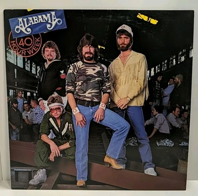 Alabama "40 Hour Week" 1985 Country LP, Nice EX!, Original RCA Pressing, Vinyl - Image 1 of 4