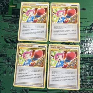 Interviewer's Questions 77/95 Unleashed Pokemon Card Trainer Non-Holo 4 - Picture 1 of 4