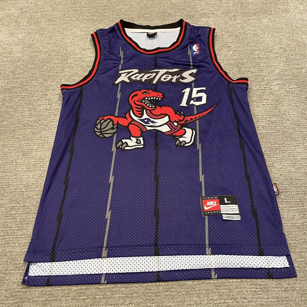 Vince Carter Nike製ユニフォーム NWT Autographed Nike Authentic Toronto Raptors Vince Carter
