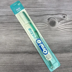 VTG Oral-B A-60 Plus Toothbrush 1999 Soft Large End-Round Bristles 4ROW 8in TALL - Picture 1 of 10