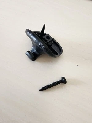 1996-2006 CHRYSLER SEBRING CONVERTIBLE SUN VISOR CLIP BLACK - Image 1 of 4