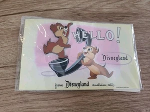 Disney Pin 2013 Disneyland Chip & Dale 1955 Repoduction Postcard LE 1000 - Picture 1 of 4