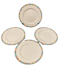 Set Of 4 Villeroy & Boch Twist Alea Caro Dinner Plates 10.5" EUC - Picture 1 of 6