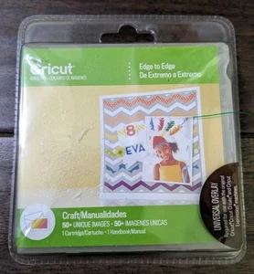 CRICUT *EDGE TO EDGE* CARTRIDGE *FILL PAGE WITH OVER 50 DESIGNS* BASE, LAYER New - Picture 1 of 3