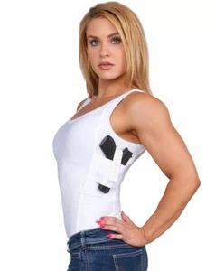 Undertech Undercover Concealed Carry Tank Top White Small - Bild 1 von 8