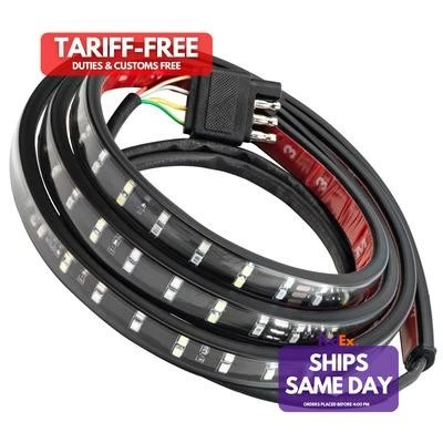 Oracle Lighting 3825-504, Kit Clear Plastic 60In Double Row Led Truck Tailgate L - Image 1 of 4