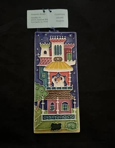 Creazioni Luciano Ceramic Decorative Tile Plaque Salerno, Italy Handpainted - Picture 1 of 4