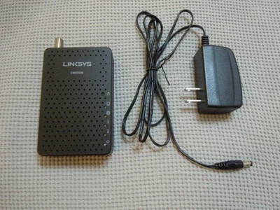 Linksys 8 x 4 Computer Cable Modem (CM3008) DOCSIS 3.0, 343 Mbps, Tested, Works! - Image 1 of 4