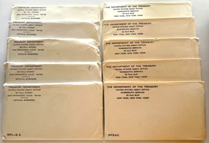 1971(5) & 1972(5) US Mint Uncirculated Sets, (10) Sets! In OGP! - Picture 1 of 7