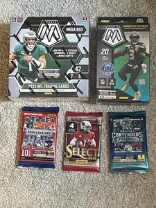 🎆💥MOSAIC MEGA HANGER SELECT ROOKIES N STARS CONTENDERS PACKS NFL FREE SHIP🔥 - Picture 1 of 1