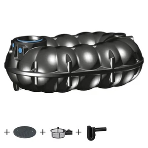 Zisterne NEO 5000 Liter ECO inkl. Deckel, Korbfilter und Überlaufsiphon - Bild 1 von 6
