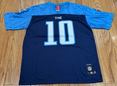 Футболка игрока Tennessee Titans Vince Young 10 Youth Reebok NFL XL - Изображение 1 из 4