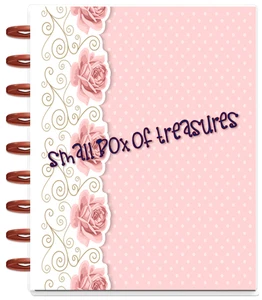 Pink Roses and Dots Cover Set 4 use w the Classic Happy Planner~ - Picture 1 of 3