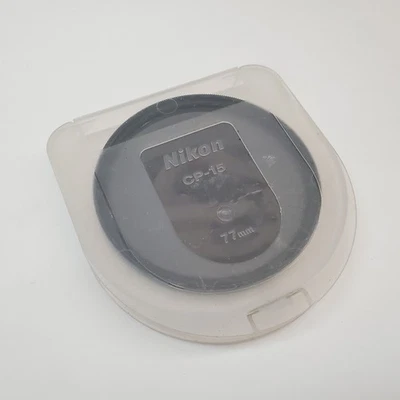 Nikon CP15 72 mm Circular Polarizer Filter Preowned with Case Vintage Accessory - Image 1 of 4