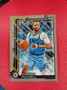 2025-26 Topps Holiday Norman Powell SP Silver Glitter Card #H114 Clippers🏀 - Bild 1 von 14