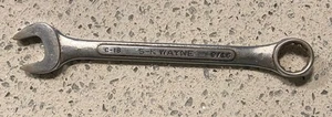 Vintage S-K Wayne Tools C-18 Kombination Schraubenschlüssel 12 Punkt 9/16 Made in USA! - Bild 1 von 8