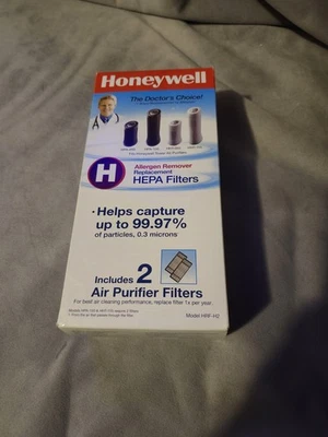Filtros Hepa de repuesto removedor de alérgenos Honeywell modelo HRF-H2 1 paquete nuevo abierto Foto 1 de 4