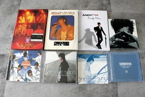SET x8 SHINHWA Japan Korea CD DVD Andy Single Man Winter Srtory 9th NO PHOTOCARD - Picture 1 of 6