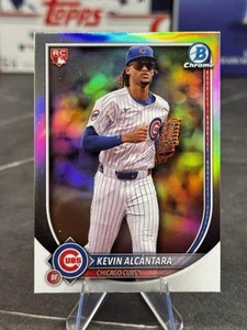 2025 Bowman - Kevin Alcantara #95 Red Rookie Redemption (RC) Cubs - Picture 1 of 2