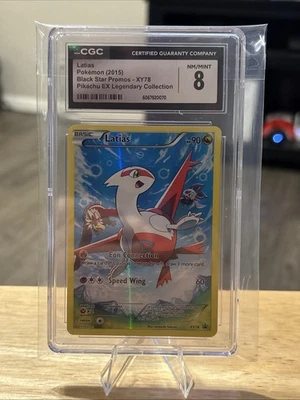 Tarjeta Pokémon CGC 8 Latias 2015 Black Star Promos XY78 Foto 1 de 2