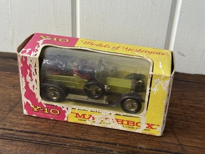 Vintage 1969 ROLLS ROYCE 1906 Silver Ghost Matchbox Models of Yesteryear Y-10  - Image 1 of 4