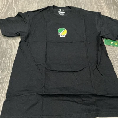 Camisa Nike Oregon Ducks Grateful Dead para hombre talla: mediana nueva con etiquetas camiseta negra rosas Foto 1 de 4