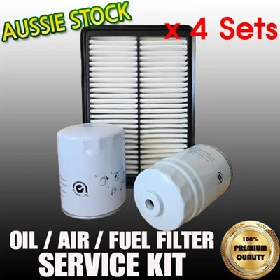 Oil Air Fuel Filter Kit suits Hyundai iLoad TQ-Cargo 2.5 CRDi, D4CB Diesel - image 1 of 4
