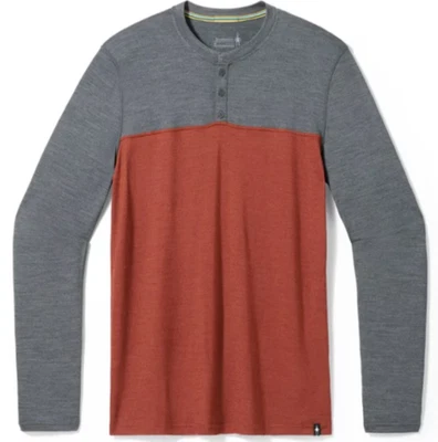 Camisa Smartwool para hombre de manga larga con bloques de color $90 - marrón nuez moscada - mediana - nueva Foto 1 de 4