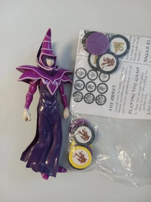 Yu-Gi-Oh! Dark Magician Figure w/ Monster Mix Coins (Mattel, 2002) Staff Missing - Image 1 of 4