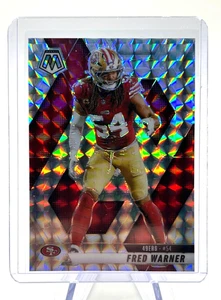 2025 Panini Mosaic Fred Warner Silver Mosaic #165 San Francisco 49ers - Bild 1 von 2